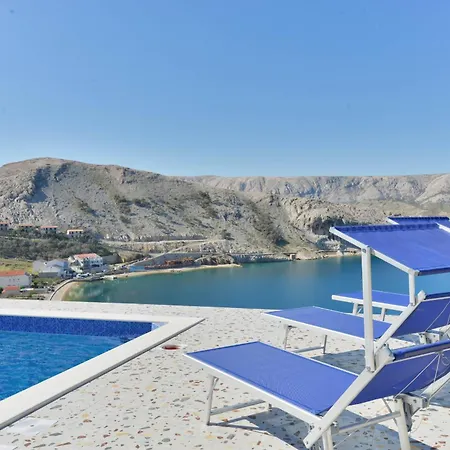 Seaview Marija Metajna With Pool Villa Pag Town